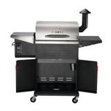 Z GRILLS Wood Pellet Grill Smoker with PID Technology, Auto Temperature Control, Direct Flame Searing Function, 572 sq in Cooking Area for Outdoor BBQ