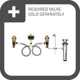 Moen T4524ORB Wynford Oil Rubbed Bronze Two-Handle Bathroom Faucet