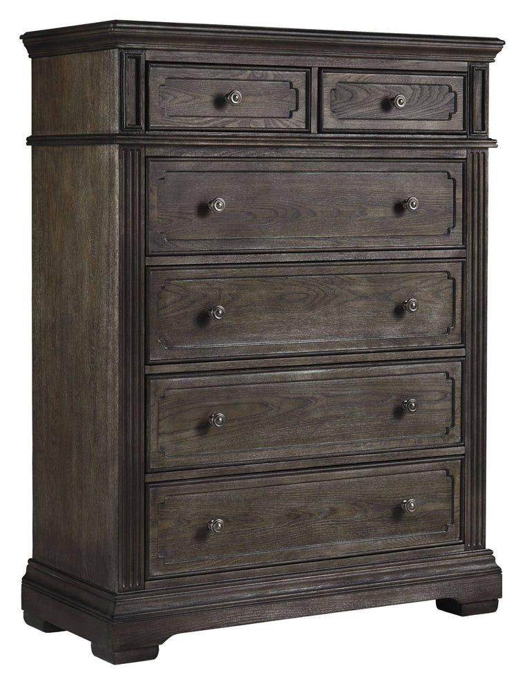 Mikalene – Brown Metallic – Six Drawer Chest B737-46